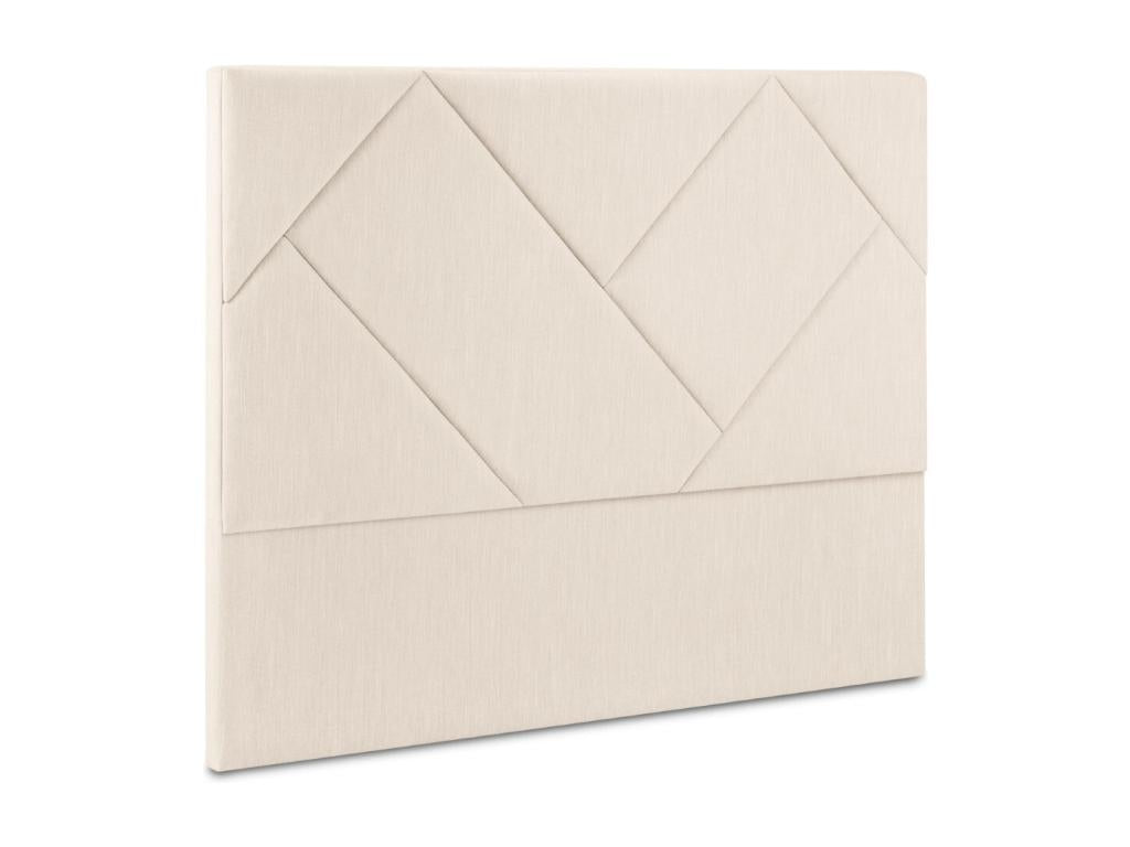 Artigeo - Tête de lit Artigeo 180x120cm en tissu structurel beige clair - 180x8x120cm ORJK37013