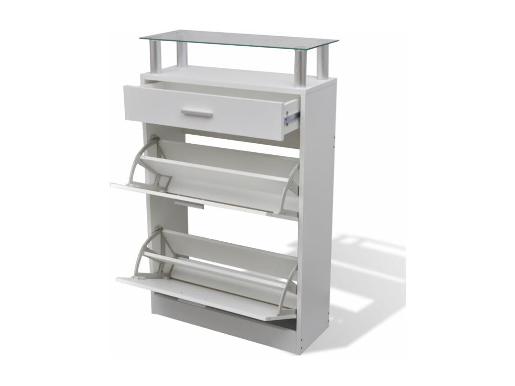 Cabinet wardrobe shoe wood brown 63x24x104 cm 2002045 PRIH31117