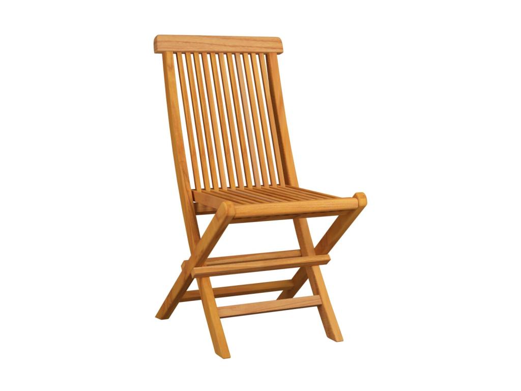 Chaises de jardin avec coussins anthracite 4 pcs Bois de teck ACXF45644