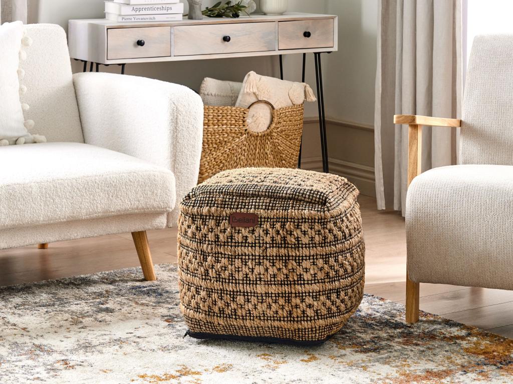 Pouf Artigeo 40 cm 40 cm Beige GJOZ77979