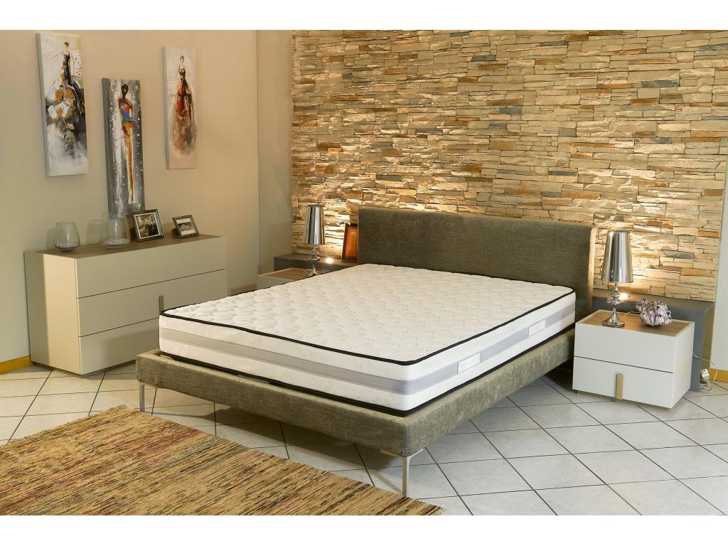 Matelas 90x200 cm Memoire de Forme 70 Kg/m3 Alese 90x200 x Hauteur 25.5 cm Ferme - 7 Zones de Confort - Artigeo rembourrag TPVH28349