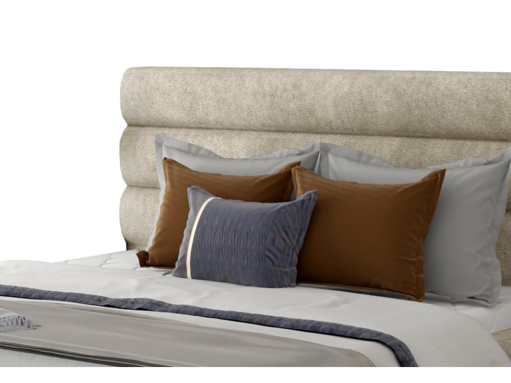 Lit design tissu beige clair avec coffre de rangement Artigeo - 4 tailles-200x200 QUAR70646