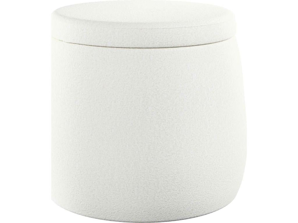 Ottoman storage fabric boucle AOPU77792