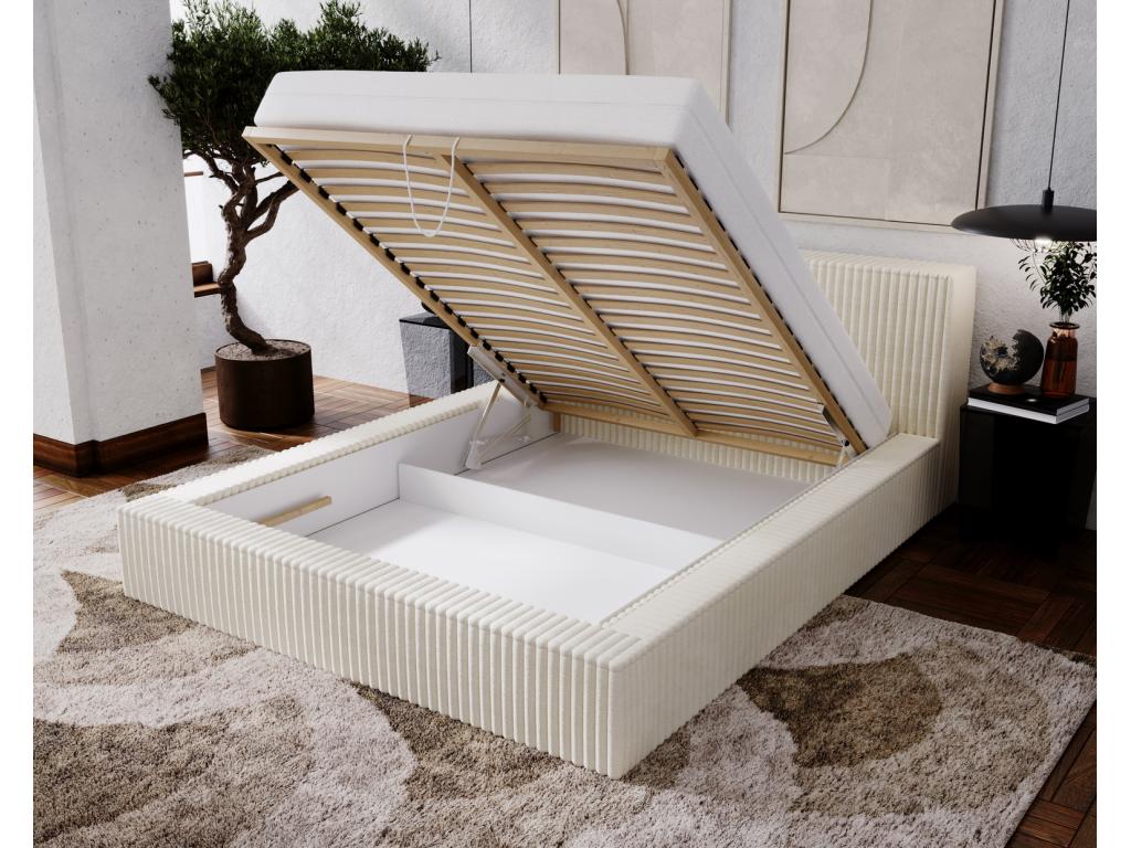 Artigeo Bed with frame 180x200 Buffy - Bed tufted with Storage Fabric of fur Artigeo 44 UTYN83969