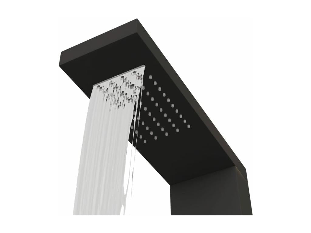 Système de panneau de aluminium noire 15x47x114 cm 02 0003120 MDMC17108