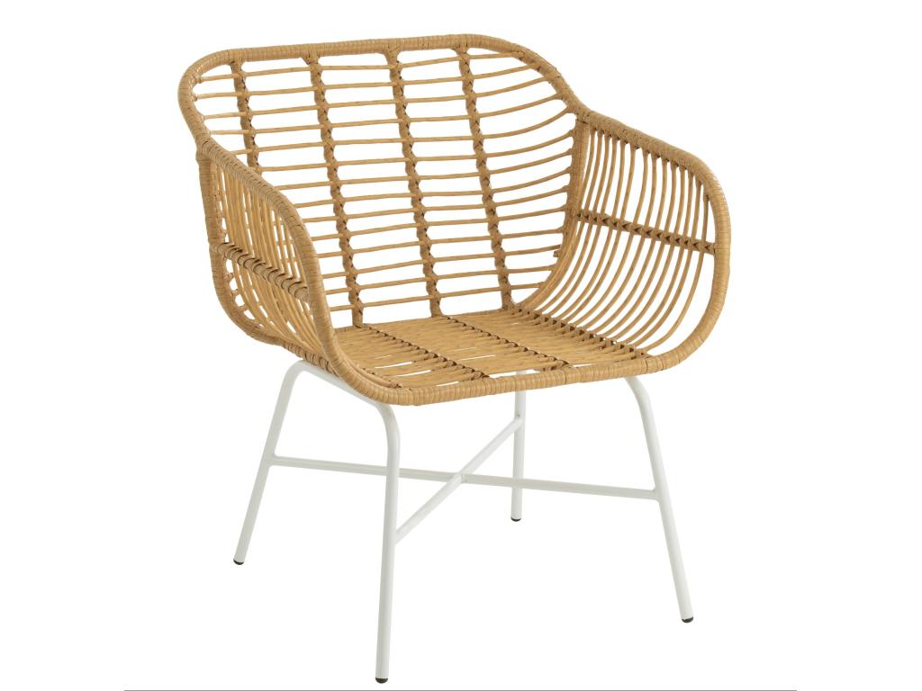 Fauteuil de jardin métal biCouleure Chezlova L 68cm LOJZ22610