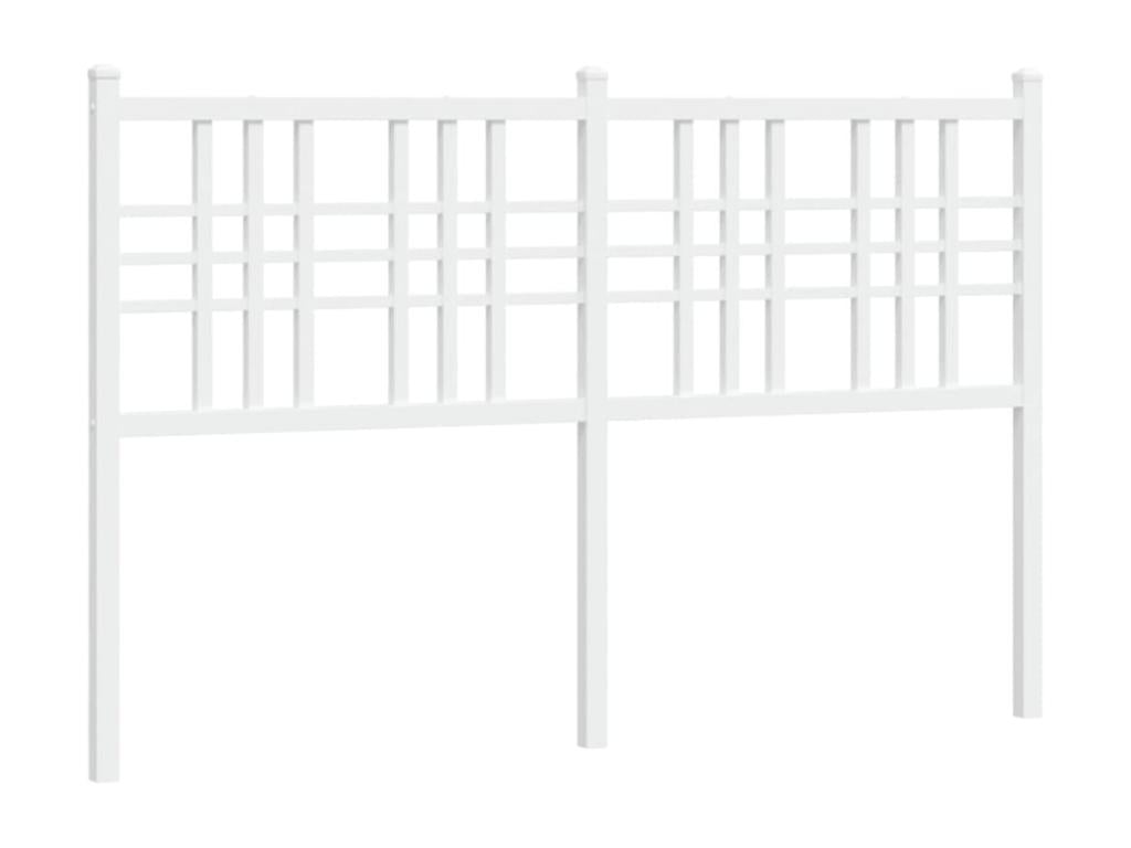 Tête de lit métal blanc 120 cm UITU54279