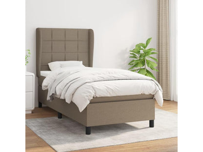 Lit à sommier tapissier avec matelas Artigeo 90x200 cm Tissu OGAO13885