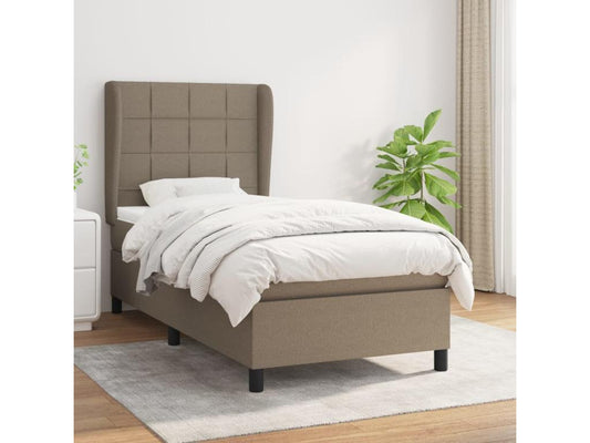 Lit à sommier tapissier avec matelas Artigeo 90x200 cm Tissu OGAO13885