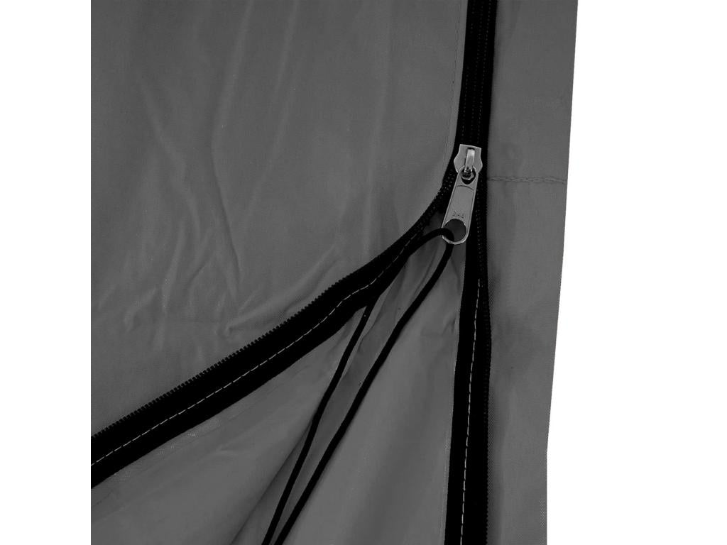 Housse de protection Artigeo pour parasol déporté 4m fermeture éclair - anthracite MAGG54411