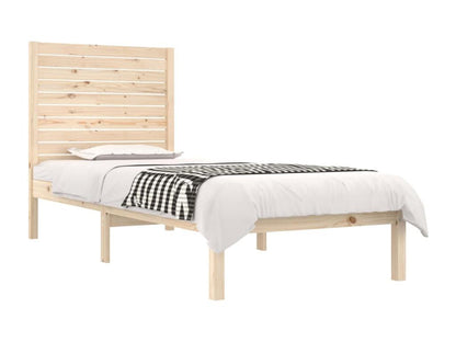 Cadre de lit sans matelas 90x190 cm bois massif ZFTM93897
