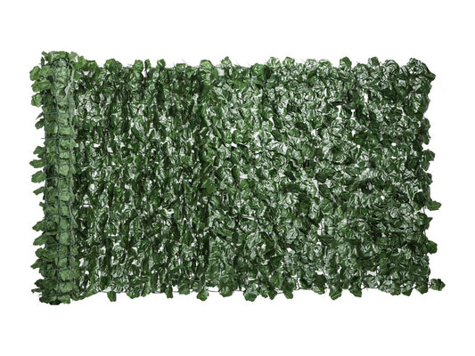 Haie Artificiel Artigeo-Vue décoration Rouleau 3L x 1H m Feuillage réaliste Anti-UV Vert Foncé ADIV03939