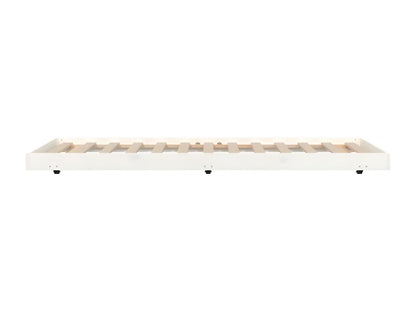 Cadre de lit Blanc 75x190 Bois de pin massif DSYS38387