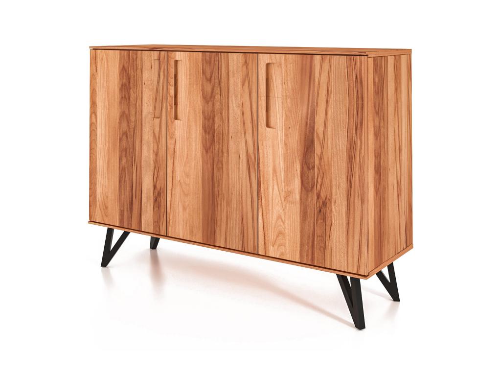 Chezlova - Commode en bois massif de cœur de hêtre huilé naturel PLXC32364