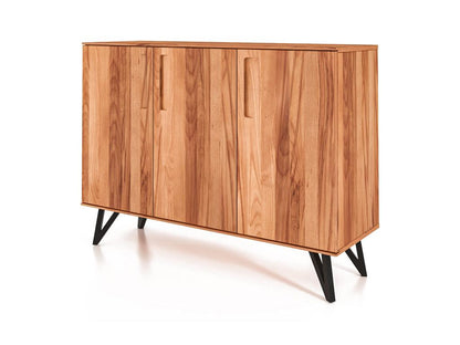 Chezlova - Commode en bois massif de cœur de hêtre huilé naturel PLXC32364