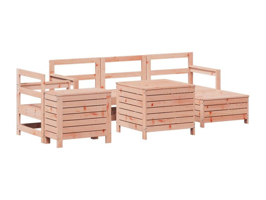 Salon de jardin 7 pièces bois massif sapin de Cosymeub PJPB75488