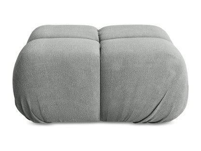 Pouf en Chenille - gris - Artigeo UXPK99129