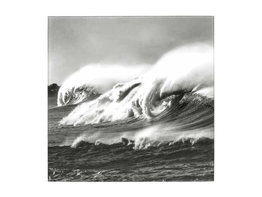 Table d'Appoint Design Vagues 41cm Noir DTMY95798