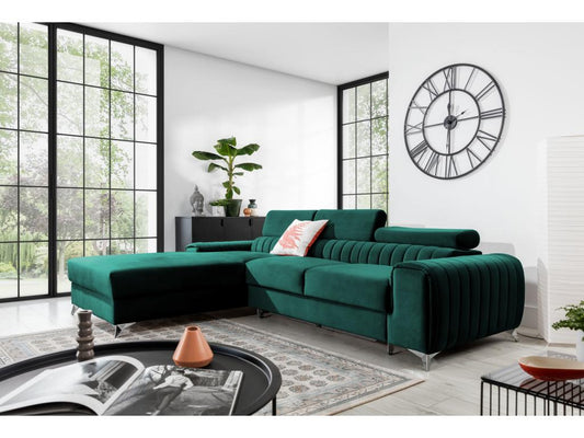 Canapé Artigeo L/Tissu-Vert GYNE39136