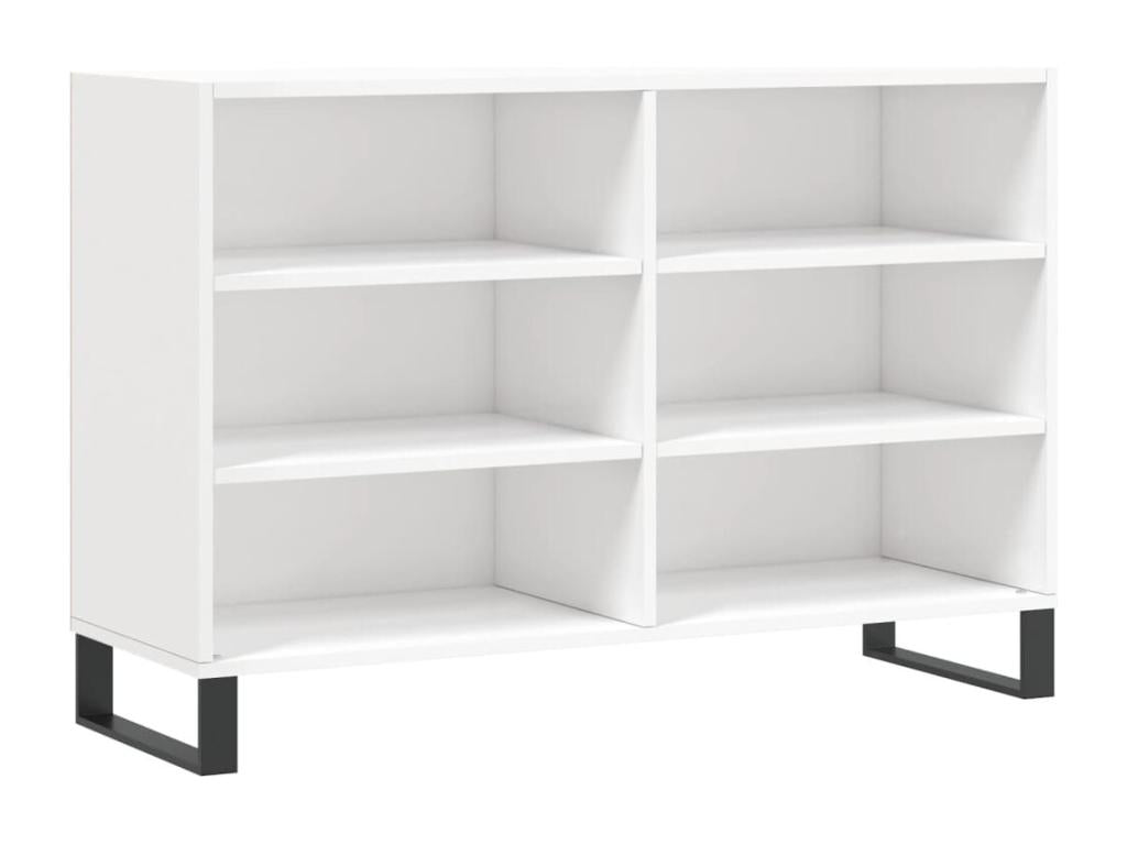 Buffet blanc brillant 103.5x35x70 cm bois d'ingénierie VJSS92468