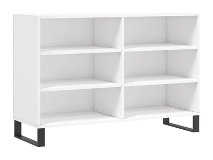 Buffet blanc brillant 103.5x35x70 cm bois d'ingénierie VJSS92468