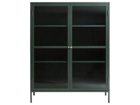 Artigeo Armoire vitrine 2 portes vitrées vert. CTAS62263