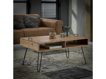 Table basse scandinave bois massif 100 cm Artigeo GKAT08313