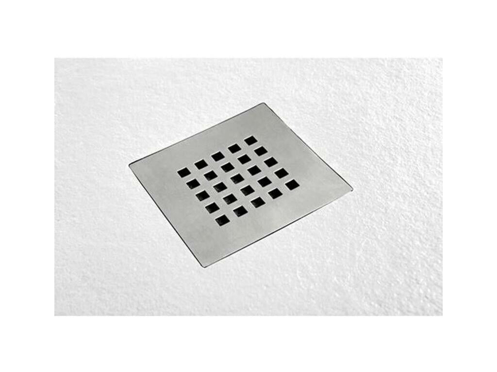 Receveur de Douche 65x175 cm Artigeo Slim Blanc en Résine Synthétique et Poudre de Marbre Avec Drain Libre RNEN03972