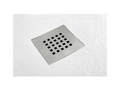 Receveur de Douche 65x175 cm Artigeo Slim Blanc en Résine Synthétique et Poudre de Marbre Avec Drain Libre RNEN03972