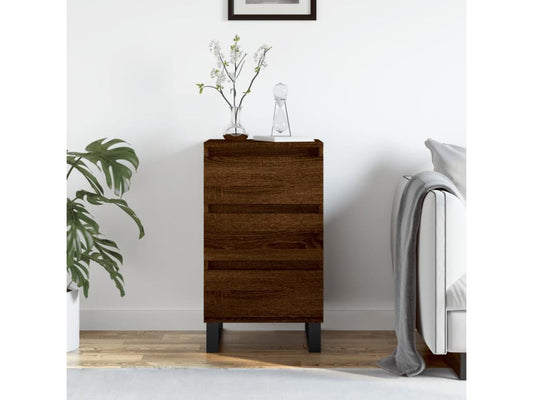 Buffet chêne marron 40x35x70 cm bois d'ingénierie XQAW53934