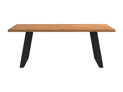 Table à manger marron clair 200x100x74 cm bois de chêne massif RDVZ63980