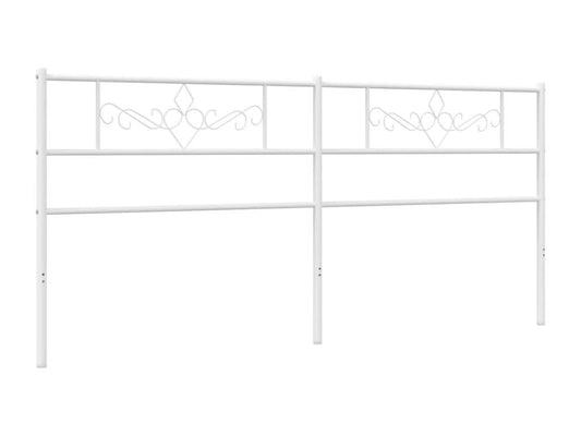 Tête de lit métal blanc 200 cm ETPP53642