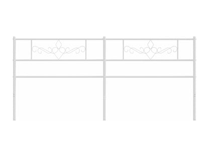 Tête de lit métal blanc 200 cm ETPP53642