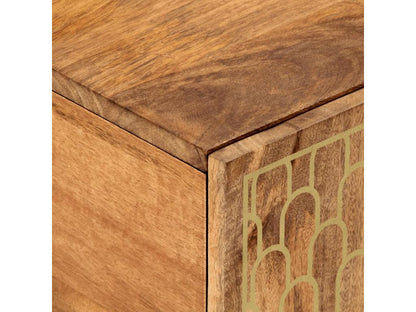 Table basse 100x54x40 cm bois de manguier massif INLE54507