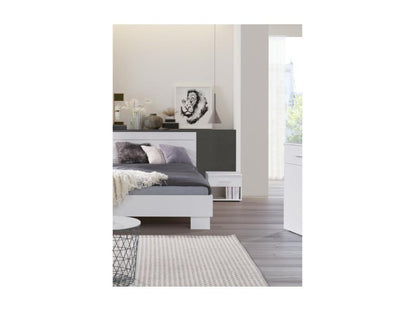 Ensemble design pour chambre à coucher COMO- Lit 160x200 cm avec sommier tables de chevet. LLOA63902