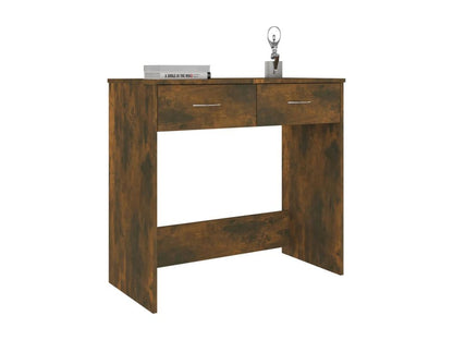 Bureau table poste de bois marron 80x40x75 cm 02 0023589 ZFOC35359