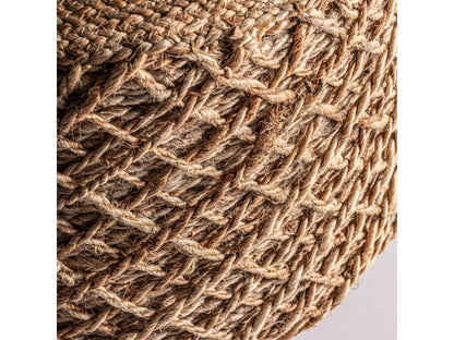 Repose- pied en Artigeo marron 43x43x45 cm XUEM22091