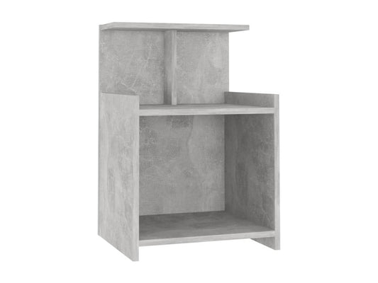 Artigeo Premium - Table de chevet Gris béton 40x35x60 cm Aggloméré CIAQ58775