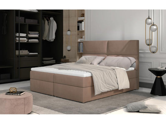 Artigeo Spring Lit Clivia L 180x200 /Tissu-Marron CSKW40086