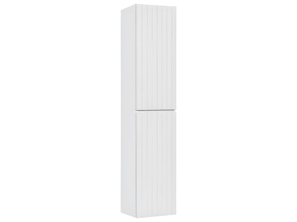 Ensemble meuble simple vasque 100cm et colonne Artigeo Blanc et Bois CAMQ43324