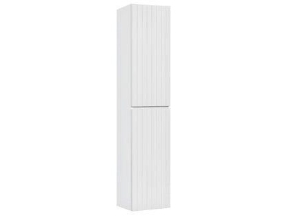 Ensemble meuble simple vasque 100cm et colonne Artigeo Blanc et Bois CAMQ43324