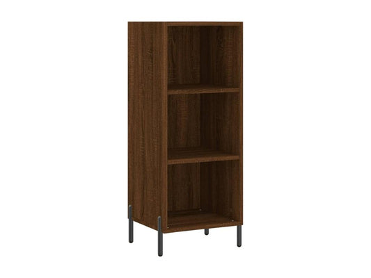 Buffet chêne marron 34.5x32.5x90 cm bois d'ingénierie LTPD88327