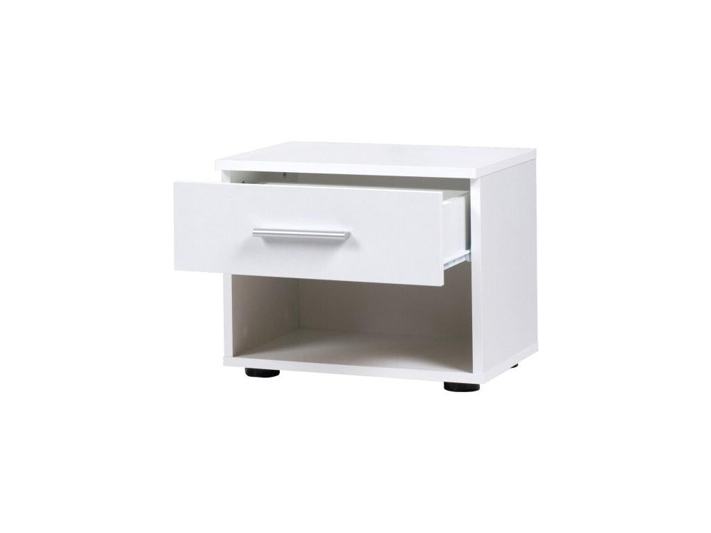 Ensemble design pour chambre à coucher COMO- Lit 160x200 cm avec sommier tables de chevet. LLOA63902