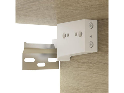 Meuble TV suspendu Chêne Artigeo 100x30x26.5 cm Aggloméré ZFFP08495