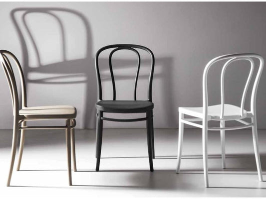 Chaise bistrot - Lot de 4-Couleur Blanc PRBN44780