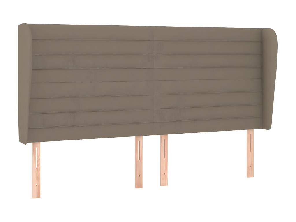 Tête de lit avec oreilles Artigeo 203x23x118/128 cm Tissu IVVO85227