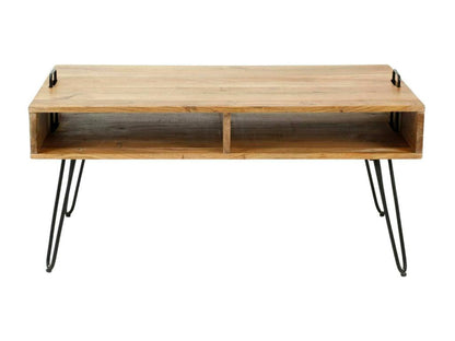 Table basse scandinave bois massif 100 cm Artigeo GKAT08313