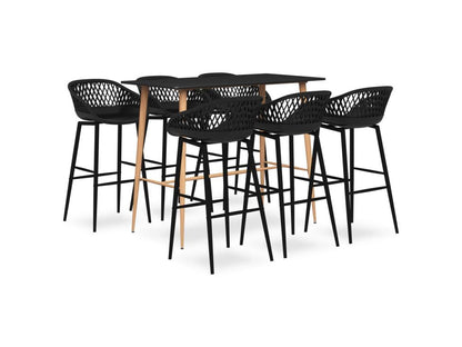 Ensemble de bar 7 pcs Noir 15 HBZH58075