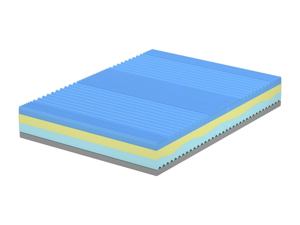 Matelas 4 couches Artigeo Sky Housse Meditation Amovible 80x200x24 KBPF14672