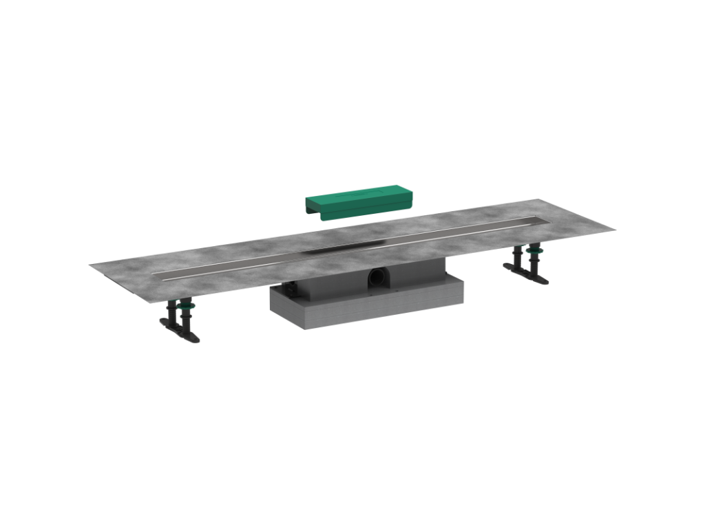 Artigeo d'installation caniveau de douche 100 cm installation à plat Artigeo uBox GPVH83587